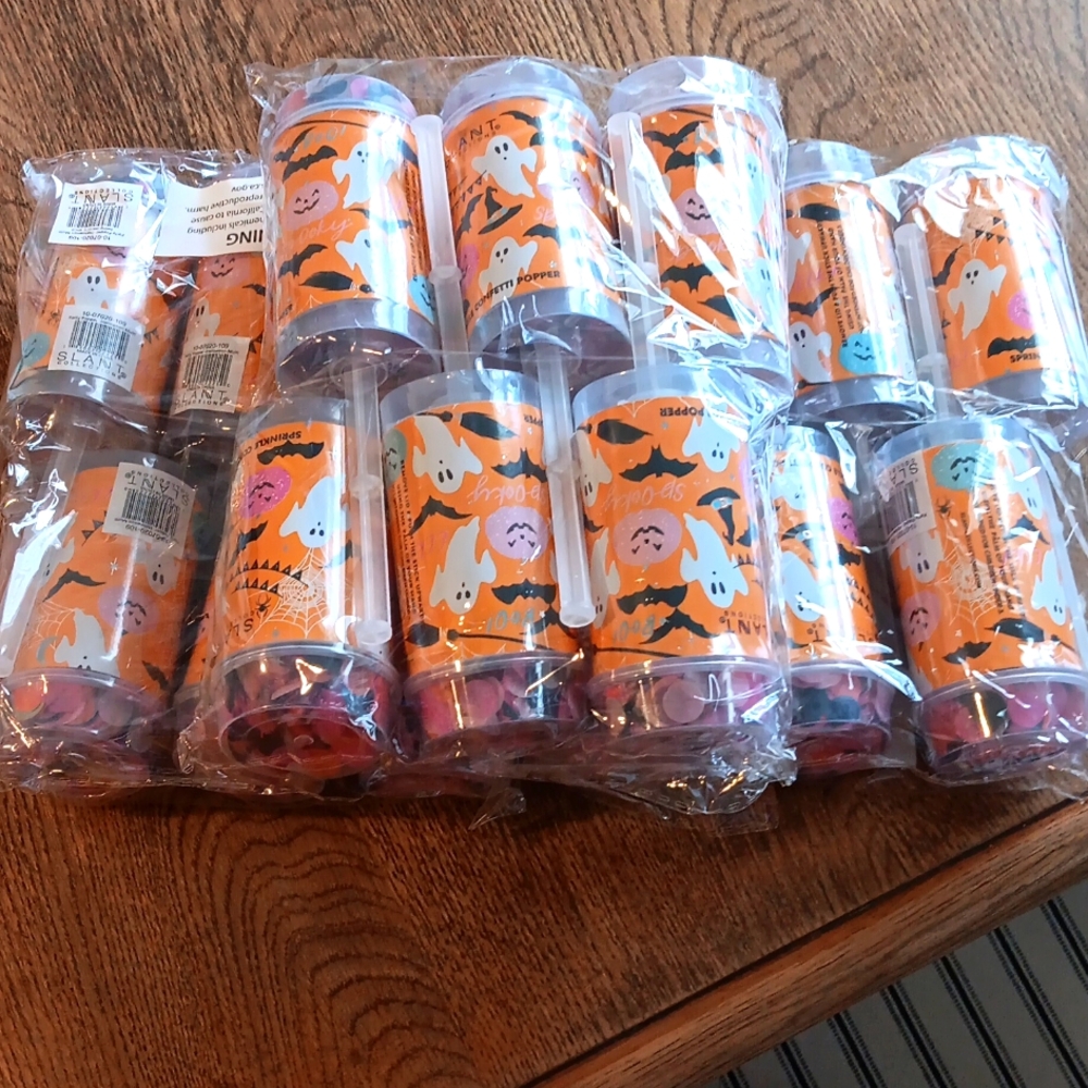 Set of 3 Halloween Poppers